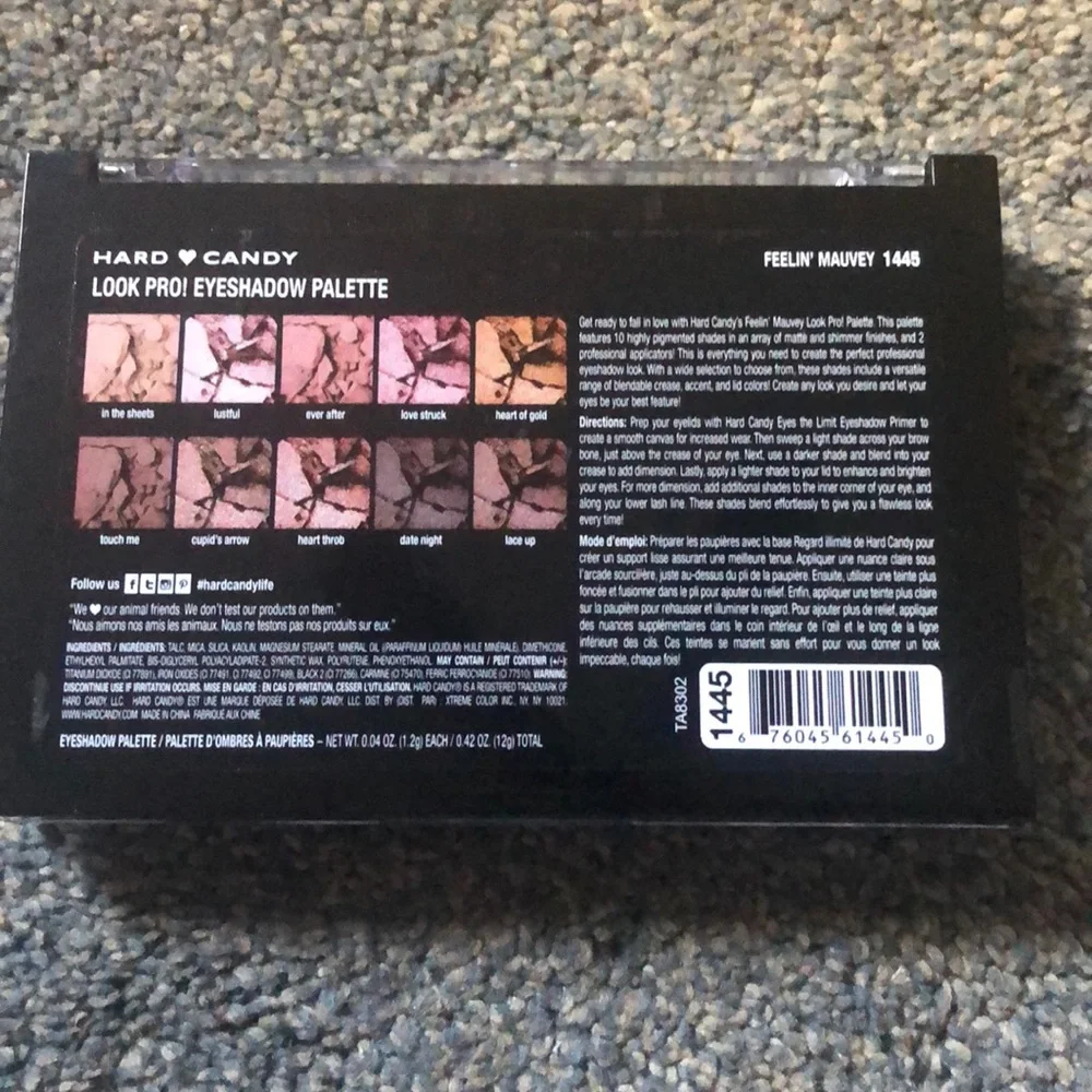 Hard 💗 Candy Feelin Mauvey Eyeshadow Pallet